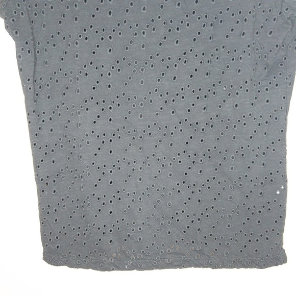 Sundance All About Eyelet Cotton Tee Blouse - Picture 3 of 6